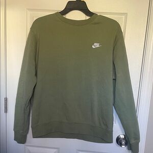 Nike Men's Green Fleece Crew